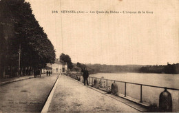 I1712 - SEYSSEL - D01 - Les Quais Du Rhône - L'Avenue De La Gare - Seyssel