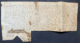 FRANÇOIS Ier Roi De France – Lettre Signée – Guerre Vs Charles Quint, Captivité Et Otages - 1526 - Historische Personen