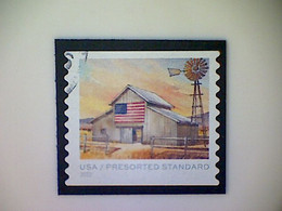 United States, Scott #5687, Used(o), 2022, Flags On Barns, Presort (10¢), Multicolored - Used Stamps