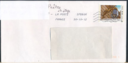 France-IDTimbres - Lanterne De La Place Stanislas - Nancy - YT IDT 7 Sur Lettre Du 30-10-2012 - Lettres & Documents