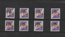 TIMBRES TAXE LIECHTENSTEIN NEUF*  N°13/20   8VLS - Taxe