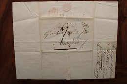 1809 Précurseur France Saumur Angers Tad Type I Cover - 1801-1848: Precursors XIX