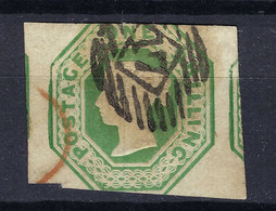 GRANDE BRETAGNE 1847-54: Le Y&T 7, Obl. "17" (London City), 2 Voisins, Forte Cote - Used Stamps