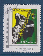 AS Casinca, Uniti Dé A Casinca TVP Lettre Verte 20g. Oblitéré Cadre Gris MonTimbraMoi - Used Stamps