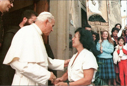 ! Modern Postcard , Papst Johannes Paul II, Giovanni Paolo II., Fiesole - Pausen