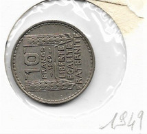 10 Francs  "TURIN " 1949      TTB+ - 10 Francs