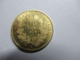 10 Francs Or 1859 A - 10 Francs (oro)