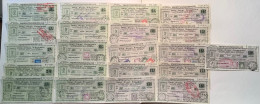 Ireland RARE "Irish Postal Order" 1966-1969 21 Different ! 6d-19s (postal Note Stationery Money Irlande Irland Bon - Postwaardestukken