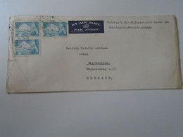 ZA400.10 Canada   Cover Cancel 1965 Burlington, Ontario  Stamp Sir  Wilfred Grenfell - Sent To Hungary - Covers & Documents