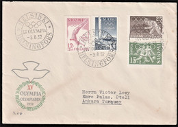 1952 Finland Summer Olympic Games In Helsinki Closing Day Commemorative Cancellation - Zomer 1952: Helsinki