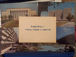 KAZAKHSTAN. ALMATY Capital.  15 Postcards Lot - Old Pc 1960s - 1970s Airport - Kazajstán