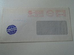 ZA400.24  Switzerland Suisse -cancel 1982  Zürich - KUONI Travel   - Ema -red Meter - Postage Meters