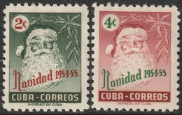 Cuba 1954 Sc 532-3  Set MH* Thins Disturbed Gum - Ongebruikt