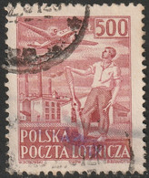 Poland 1950 Sc C27  Air Post Used - Usados