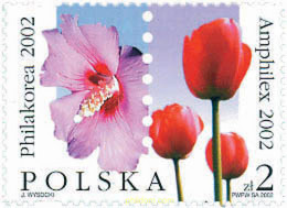 120100 MNH POLONIA 2002 AMPHILEX 2002 Y PHILAKOREA 2002. EXPOSICIONES FILATELICAS INTERNACIONALES - Sin Clasificación