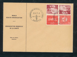 Organisation Mondiale De La Santé - 31 12 1957 - Premier Jour - Genève - OMS - 11/1 - OMS