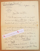 ● L.A.S 1925 Edouard DEVERIN écrivain Illustrateur - Cocteau Boufflers Voltaire Ferney - Café Régence Lettre Autographe - Painters & Sculptors