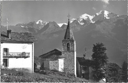 L'Eglise De Verbier-Village Tournelon Blanc Et Combins 1958 Rare - Bagnes