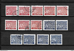 LOTE 2148  /// BOHEMIA Y MORAVIA  //  YVERT Nº: TASAS 1/14  LUXE     ¡¡¡ OFERTA - LIQUIDATION - JE LIQUIDE !!! - Used Stamps