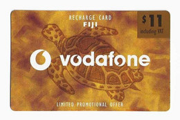 FIDJI TELECARTE PREPAYEE VODAFONE 11$ TORTUE - Fidji