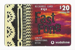 FIDJI TELECARTE PREPAYEE VODAFONE 20$ - Fidji