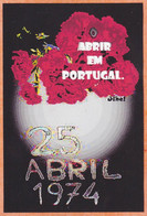 CPM Portugal Révolution Des Oeillets  1974 30 Ex. Numérotés Signés JIHEL - Otros & Sin Clasificación