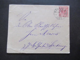 Reichspost 1891 Krone / Adler Nr.47 EF Fernbrief Berlin N.W.40 Nach Spiekeroog Mit Ank. Stp. K1 Spiekeroog - Lettres & Documents