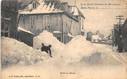 ¤¤    -     SAINT-PIERRE-et-MIQUELON   -   SAINT-PIERRE Sous La Neige    -    ¤¤ - San Pedro Y Miquelón