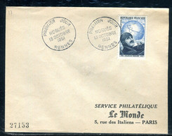 Oblitération FDC En 1951 Sur Enveloppe Non Illustrée - Aviateur Noguès  - D 266 - 1950-1959