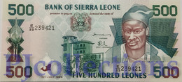 SIERRA LEONE 500 LEONES 1998 PICK 23b UNC - Sierra Leona