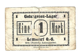 *germany Gefangenen Lager  Lamsdorf  1 Mark 05.20   Vf - Autres & Non Classés