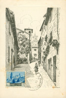 SAINT-MARIN - Via Antonio Orafo- Illustrateur  R. Franzoni* Oblitération Philatélique S.Marino 1952  _2scan - San Marino