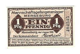 *germany Mannschaftsgefangenen Lager  Merseburg 1 Pfennig  1916  05.01 - Sonstige & Ohne Zuordnung