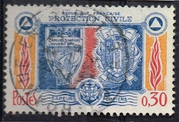 FR VAR 48 - FRANCE N° 1404b Obl. Variété Lettres évidées - Used Stamps