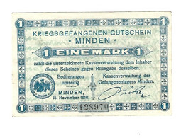 *germany Kriegsgefangenen Lager  Minden 1 Mark 05.30 - Altri & Non Classificati