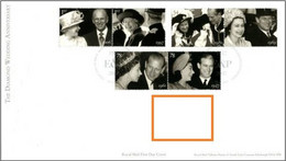GROSSBRITANNIEN GRANDE BRETAGNE GB 2007 WEDDING ANNIVERSARY SET OF 6V. FDC SG 2780-85 MI 2574-79 SC 2514-19 YT 2939-44 - Covers & Documents