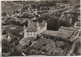 38 VIRIEU-sur-BOURBRE Vue Aérienne Au Premier Plan Le Vieux Château - Virieu