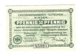 *germany Kriegsgefangenenlager  Minden 50 Pfennig   05.52.1 - Sonstige & Ohne Zuordnung