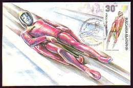 BULGARIA  - 1991 - Winter Olympic Games - Albertville `92 - P.card Spec.cache - Postcards