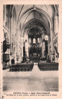 15880   POITIERS Eglise  Saint Radegonde Entrée De La Crypte Sous Le Cœur     (2 Scans)  86 - Poitiers