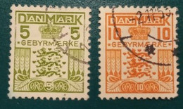1934 Michel-Nr. 17/18 Gestempelt (DNH) - Revenue Stamps
