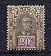 Sarawak: 1918   Charles Vyner  Brooke   SG58     20c      MH - Sarawak (...-1963)