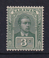 Sarawak: 1922/23   Charles Vyner Brooke   SG64     3c    MH - Sarawak (...-1963)