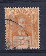 Sarawak: 1922/23   Charles Vyner Brooke   SG66     5c    Used - Sarawak (...-1963)