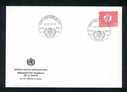 Organisation Mondiale De La Santé - OMS WHO - 28 12 1978 - Premier Jour - Genève - OMS - 15/2 - WHO