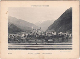 Viège (Valais) - Vue Générale - Large Print - Viège