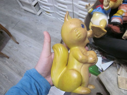 Old Rubber Toy Squirrel Height 21 Cm ART 207 - Other & Unclassified