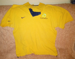 AUSSIE/AUSTRALIA TEAM,OFFICIAL PRESENTATION SHIRT, SOCCER - Other & Unclassified