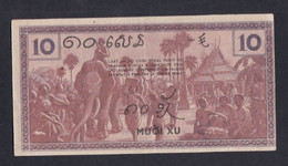 Billet  Gouvernement General De L' Indochine 10 Cents éléphant   ( 54173) - Altri – Asia