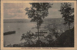 CASTELLAMMARE DI STABIA ( NAPOLI ) PANORAMA DA POZZANO - EDIZIONE ZEDDA - 1920s/30s (13747) - Castellammare Di Stabia